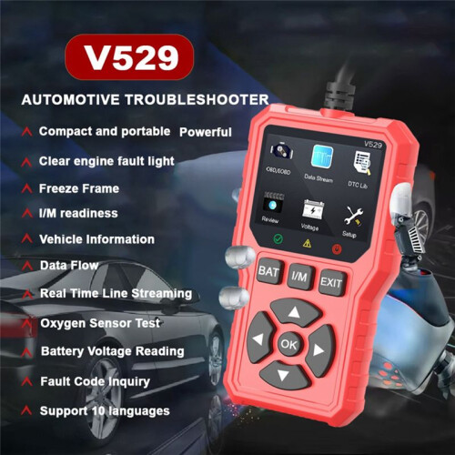 Car OBD2 Scanner Diagnostic Tool Code Reader OBDII Engine Fault Code Reader Scanner Car Scanning Tool Car Repair Tool 2