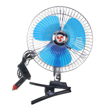 12V Car Fan Shaking Large Fan Portable Auto Cooling Fan Cooling Wind Electric Fan Car Clip Fan for 12V Car