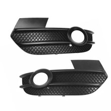 1Pair Front Bumper Fog Lamp Frame 8U0807681A 8U0807682ASP9 for Q3 12-15 EU Version Air Deflector Fog Light Grille