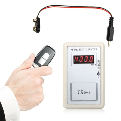 Handheld Remote Control Wireless Frequency Meter Digital Counter Tester 250-450MHz for Car Auto Garage Door 1