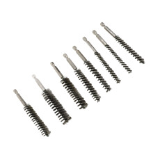 8-teiliges Rohrbürsten-Set aus 304SS mit Sechskantbohrung, 0,8–1,9 7,6 cm