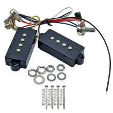 Tone Control Wiring Harness Bass Pickup 4 Strings Electric Bass Preamp Circuit Pickup M68D
