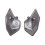 Motorcycle Fairing Side Wing Deflector Windshield for  V85TT V85 TT 2019-2025 Smoke Grey 6