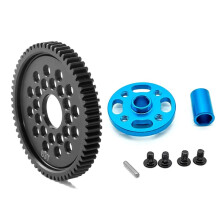 63T 54500 Engrenagem Reta e Montagem de Engrenagem Conjunto de Engrenagens de Alta Velocidade para TT-02 TT02 1/10 RC Car Upgrade Parts
