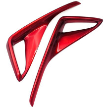2Pcs Red Car Rear Fog Light Trim Tail Lamp Frame Cover for Chr C-Hr 2017 2018 2019 2020 2021