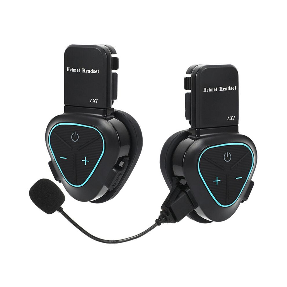 New Lx1 Motorcycle Helmet Headset Portable Noise Cancelling Waterproof Takeaway Headset 6033295287881