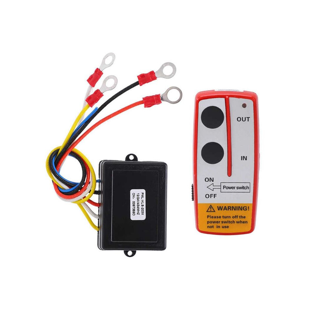 Universal Winch Wireless Remote Control Kit With Receiver For Truck Atv Suv 4712462260804