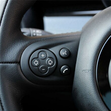Left Car Multifunction Volume Steering Wheel Button Cover for Cooper R55 R55 R57 R57 R58 R59 R59 R60 R61