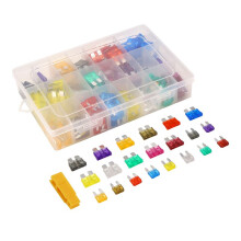 1Box/300Pcs Car  Fuse Kit 2A 3A 5A 7.5A 10A 15A 20A 25A 30A 35A 40A Fuse with Clip for Cars and Motorcycles