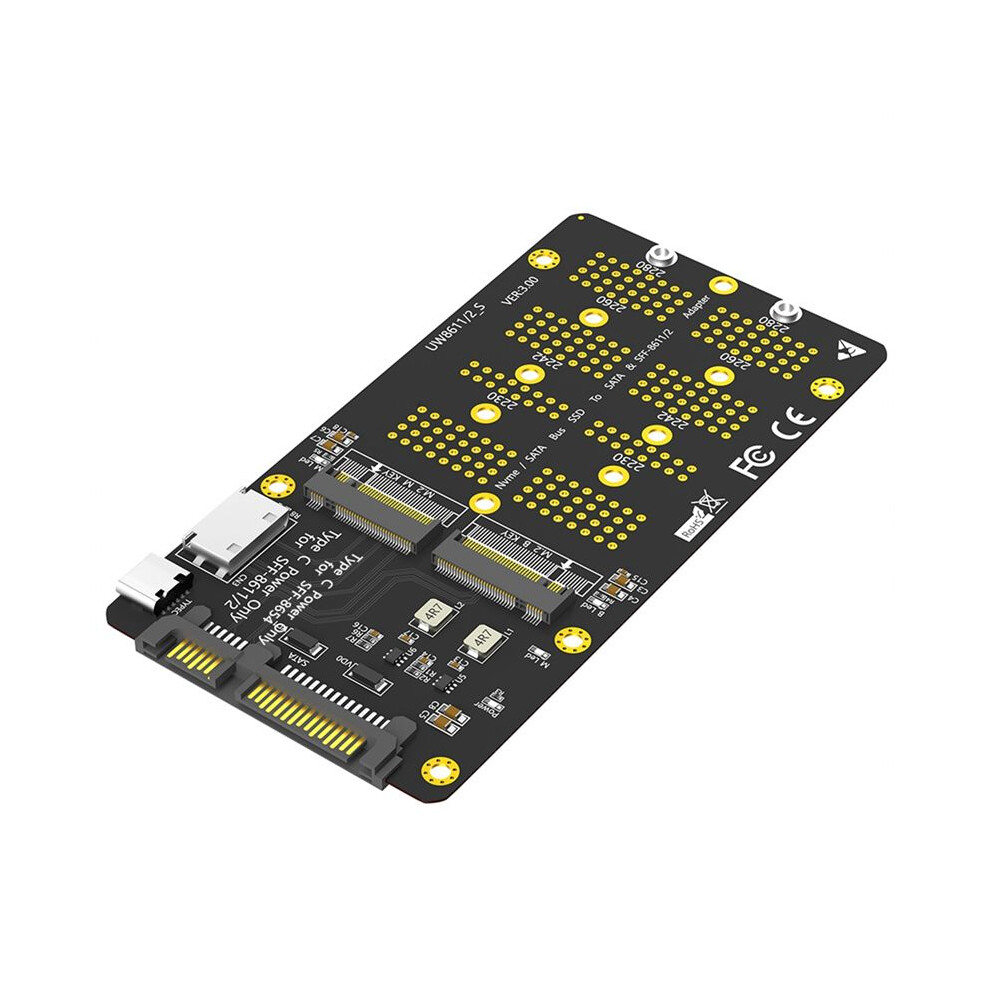 2-In-1 Combo M.2(Ngff) Nvme Ssd/-Bus Ssd To Sff-8611/8612 And Adapter 6031951771545
