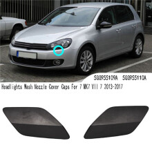 2 Tampas de Cobertura Do Bocal de Lavagem Dos Faróis Do Painel Frontal para 7 MK7 VII 7 2013-2017 5GG955109A 5GG955110A