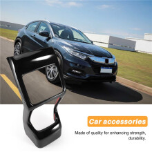 Car Glossy Black Rear Air Condition Vent Outlet Frame Anti-Kick Panel Cover Trim for Vezel HR-V HRV 2021 2022