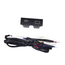 Samochód QC3.0+PD Szybka Ładowarka Gniazdo 12V/24V USB Gniazdo Ładowania Zasilacz dla 2011-2013