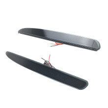 1Pair Rear Bumper Light Smoked Lens LED Rear Bumper Reflector Tail Brake Stop Light for 6 2003-2008