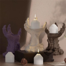3D Dragon Claw Silicone Mold, Demon· Hand Resin Clay Candlestick Casting Mould for Resin Candle Mold