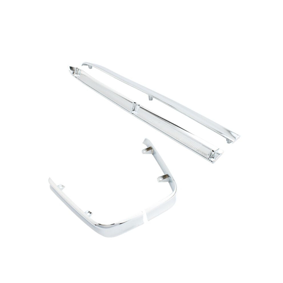Motorcycle Saddlebag Moldings Decoration Strip For Goldwing 1800 Gl1800 2001-2011 Silver 6032598285853