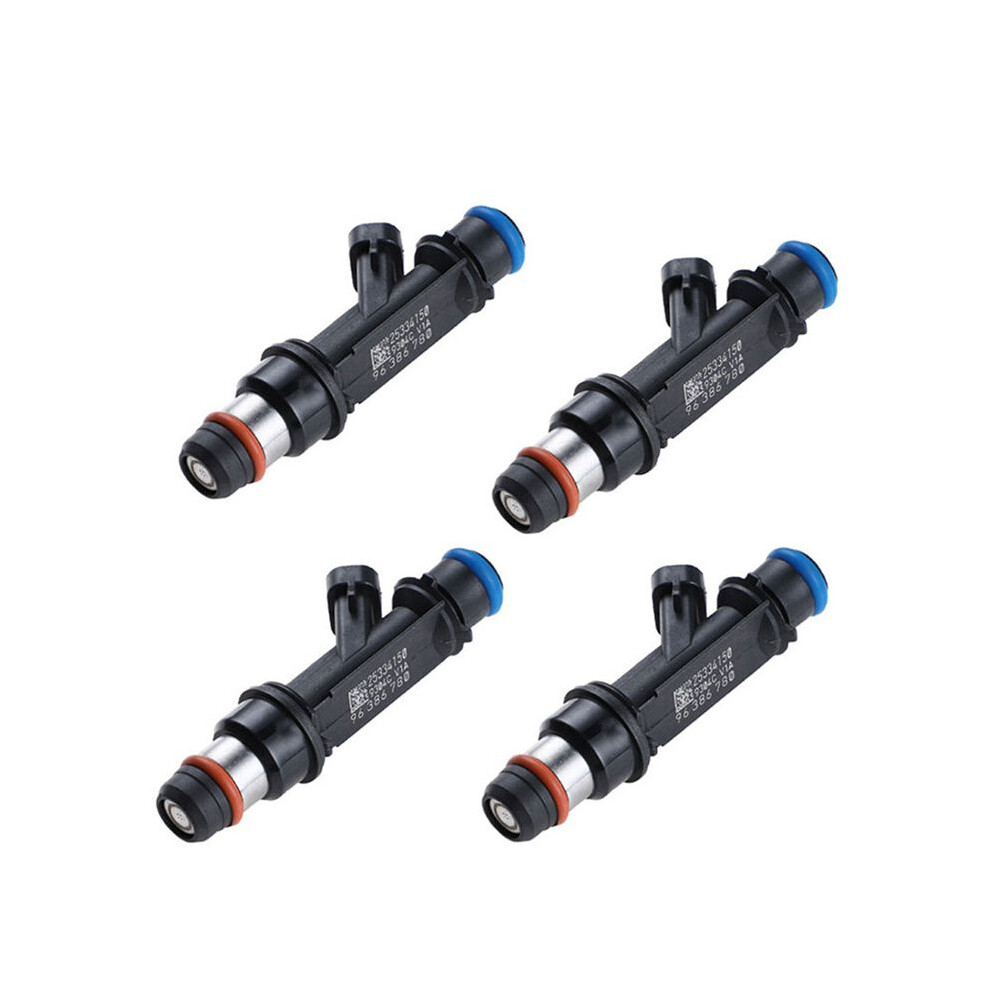 4Pcs Impedance Nozzle Fuel Injectors 96386780 25315853 For Chevy Aveo 1.6L Wave 2004-2008 25334150 4711456636298