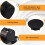12V Car 2 in 1 Heating Cooling Cup Warmer Cooler Cup  Cup Holder Digital Display Temperature Drinks Holders Black 4