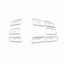7 STÜCKE Auto-Lenkradknopfschalter-Abdeckungsverkleidung für  1 2 3 4 5 7Er GT3 GT5 X3 X5 X6 F10 F20 F30 E70 (Low Match)