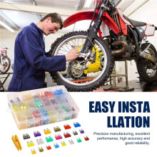 1Box/300Pcs Car Fuse Kit 2A 3A 5A 7.5A 10A 15A 20A 25A 30A 35A 40A Fuse with Clip for Cars and Motorcycles