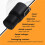 12V Car 2 in 1 Heating Cooling Cup Warmer Cooler Cup  Cup Holder Digital Display Temperature Drinks Holders Black 7