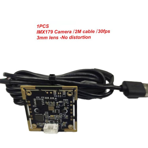 Webcam IMX179 30fps 2M Câble Objectif 3mm Sans Distorsion, Module de Caméra USB, Compatible pour Système de Notation Autodarts.Io