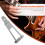 Gitarr 6 Strings Jazz Archtop Trapets Tailpiece Bridge för IhåLiga SemihåLiga Gitarrdelar Silver 8