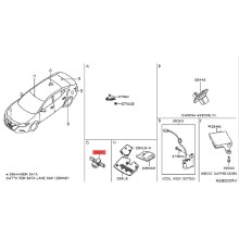 Auto-Frontkamera-Baugruppe 284F1-4RA1A für Maxima 2016-2018 Parkassistent-Frontkamera 284F14RA4A 284F14RA1A