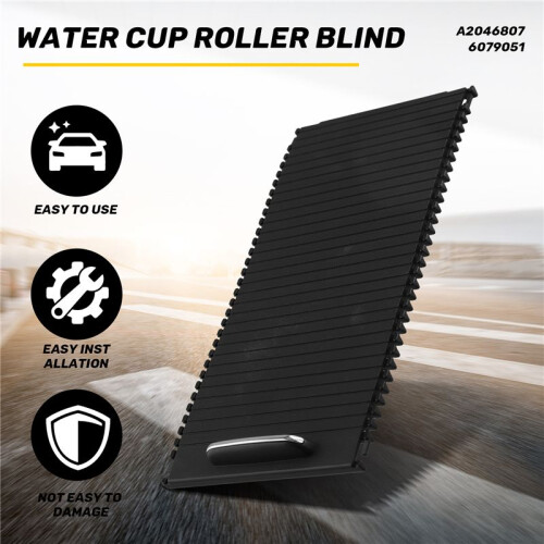 Car Console Roller Blind Central Control Cup Holder Zipper Water Cup Roller Blind for  E C Class W204 W212 S204 1