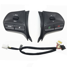 For RIO 2011-2014 Multifunction Steering Wheel Control Button Audio Phone Volume with Backlight