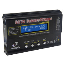 HOBBYFLY Balance Charger voor IMAX B6 V2 B6AC Vliegtuigmodellader 80W  Lithium-Batterijlader Ni-MH EU-Stekker