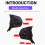 For  RIO  2011-2014 Multifunction Steering Wheel Control Button Audio Phone Volume  with Backlight 2