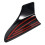 For - C-Class W206 AMG C200 C260 C43  Front Bumper Lip Angle Diffuser Splitter Spoiler Diffuser Black 7