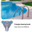 Vacuum Cleaner  Triangular Pool  with Side Brush Suction  Brush Cleaner Swimming Pool Cleaning Tools 5