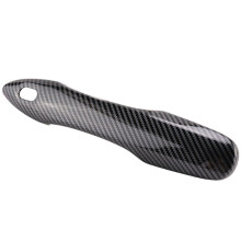 For 2019-2023 Hatchback Carbon Fiber Side Exterior Door Handle Cover Trim Protective