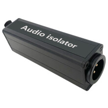 Professional Mono Common Ground Audio Isolator Acoustic Noise Filtering to Eliminate Current Sound Permalloy Isolation
