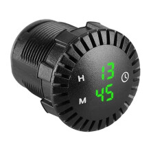 Reloj ElectróNico LED Automotriz Mesa de Pantalla Digital Suministros Universales para AutomóViles Luz Roja