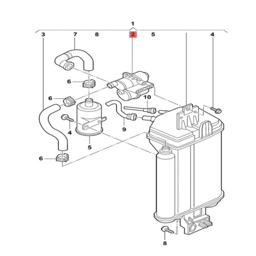 Evaporative Emission System Leak Detection Pump for  A3      Beetle 7L0906243D 1