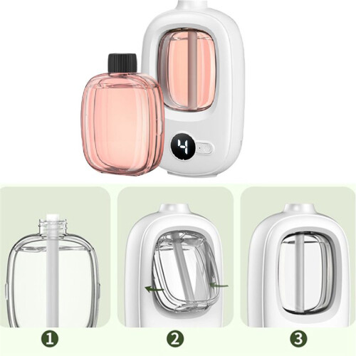 LCD Aromatherapy Machine Air Freshener Automatic Sprayer Essential Oil Perfume Diffuser Dormitory Dormitory Deodorizer B