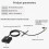 Computer Desktop Power  External PC Host Power Supply /Off Push Button , Dual USB 6