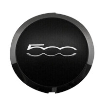 133mm Hubcap for  500 Wheels Centre Hub Caps 68078419AC 68078421AC Dust Cover 51884863 Black