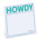 Knock Knock Howdy Sticky Note Pastel Version by Knock Knock Other Book 1