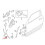 Car Front Door Lock Cable LR025409 for   Evoque 2.0T Door Handle Cable 7