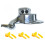 DäCkbyte, BildäCksbytarmontering Demontera Duck  Tool med 3 Par FäLgskydd för Utbyte, 30 Mm 1