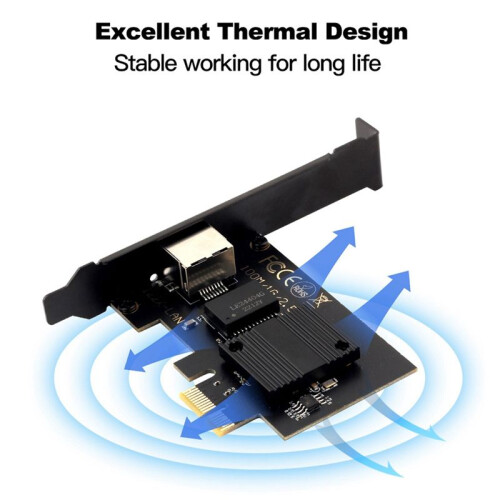 Single Port I226V Stand- Wired Network Card Desktop Ethernet Card 1