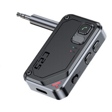 Adattatore Trasmettitore Ricevitore 5.3 per Aereo Adattatore Audio HIFI per Lettore MP3 AUX da 3,5 mm per Altoparlante TV per Auto