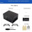 For Raspberry Pi5/5B Industrial Grade Large Space Case D for Active Cooler PCle/PoE HAT Expansion Board 6
