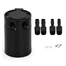Tanica Universale per Raccolta 'Olio Serbatoio Compatto Alluminio 2 Porte con Deflettore Serbatoio Raccolta 'Olio Serbatoio Carburante