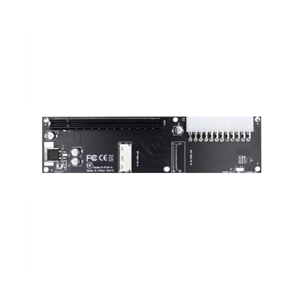 Oculink Sff-8612 8X To Pcie X16 Pci-Express Adapter With Atx 24Pin Power Port For Mainboard Card 4713708048064