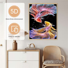 5D DIY Full Drill Diamond Painting Kits Round Crystal Rhinestone Embroidery Stitch for Adults Diamond Arts